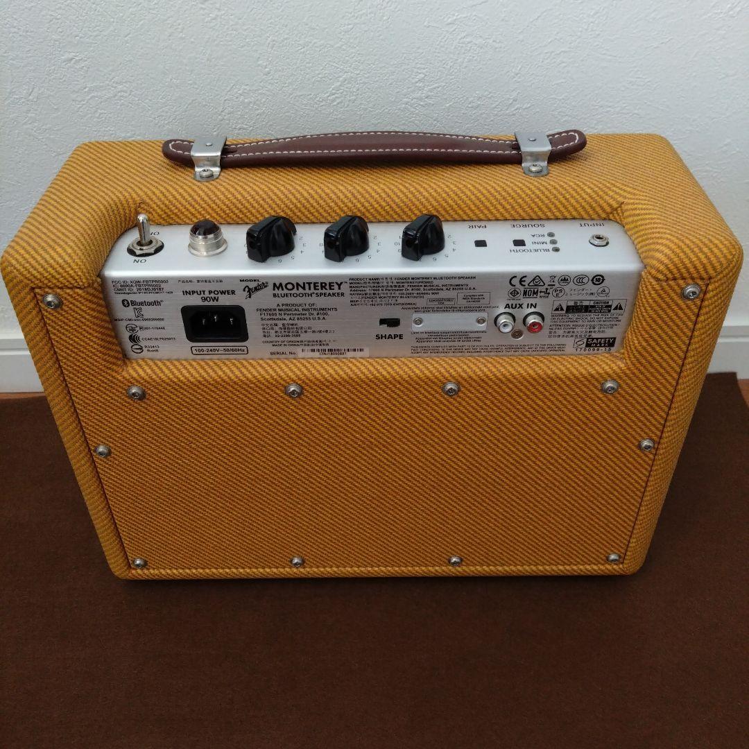 【極美品・箱あり】Fender MONTEREY Bluetoothスピーカー