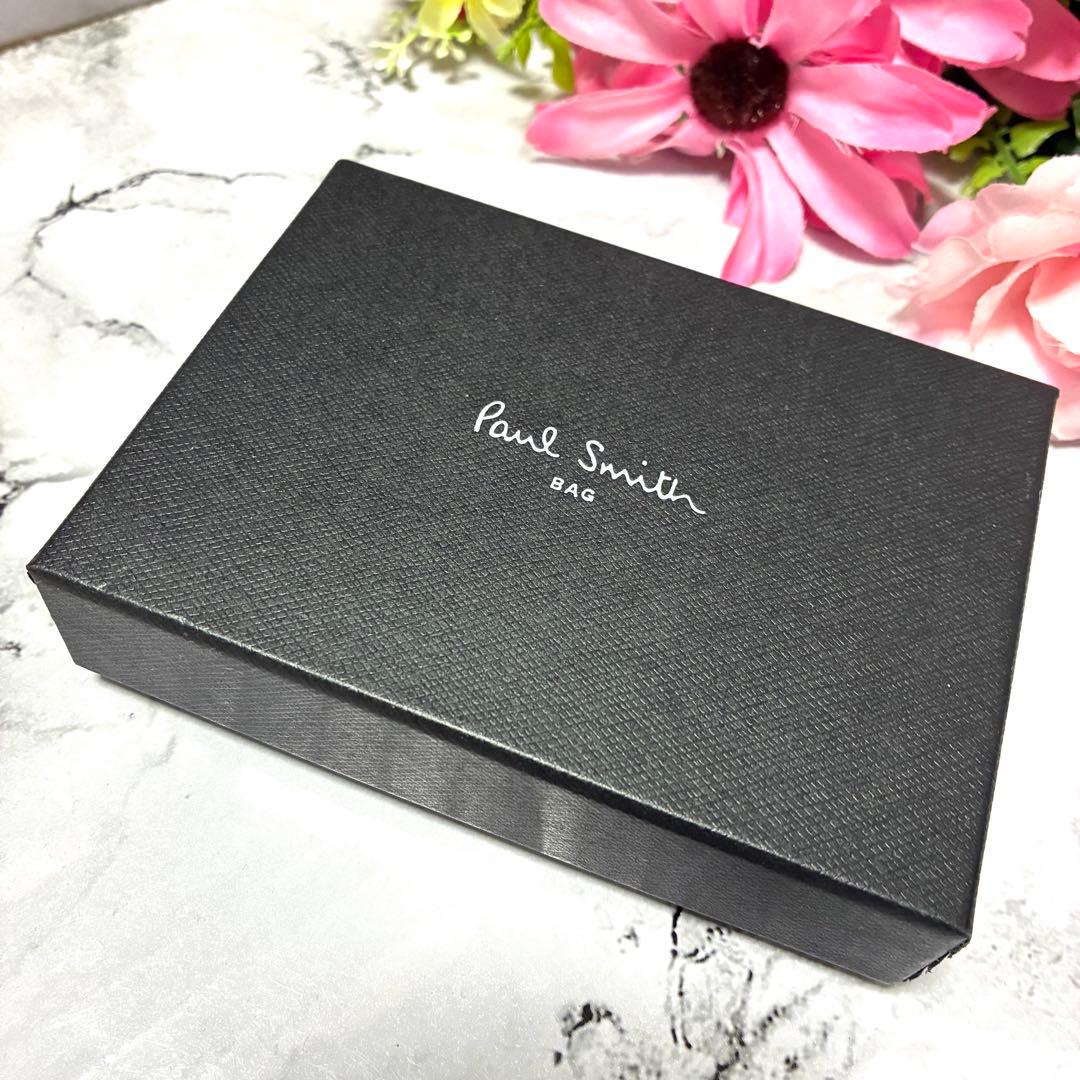 【未使用品】ポールスミス 名刺入れ カードケース フォールデッドエッジ ブラック