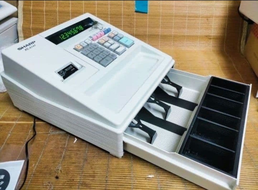 シャープレジスター　XE-A147　PC連携売上管理フル設定無料　260130