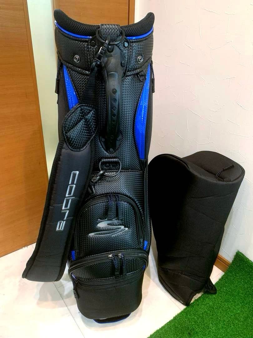 希少　完売　ほぼ新品未使用　コブラ　COBRA キャディバッグ　ブラック/ブルー