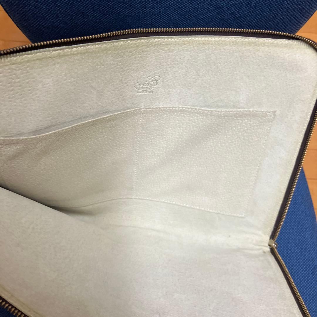 cisei シセイ　クラッチバッグ　ドキュメントケース　A4 ダークブラウン