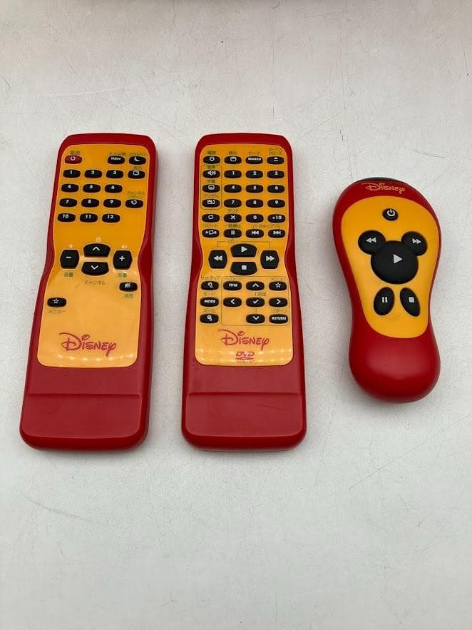 Disney ミッキーマウス　ブラウン管TV　DVD・CDプレーヤー