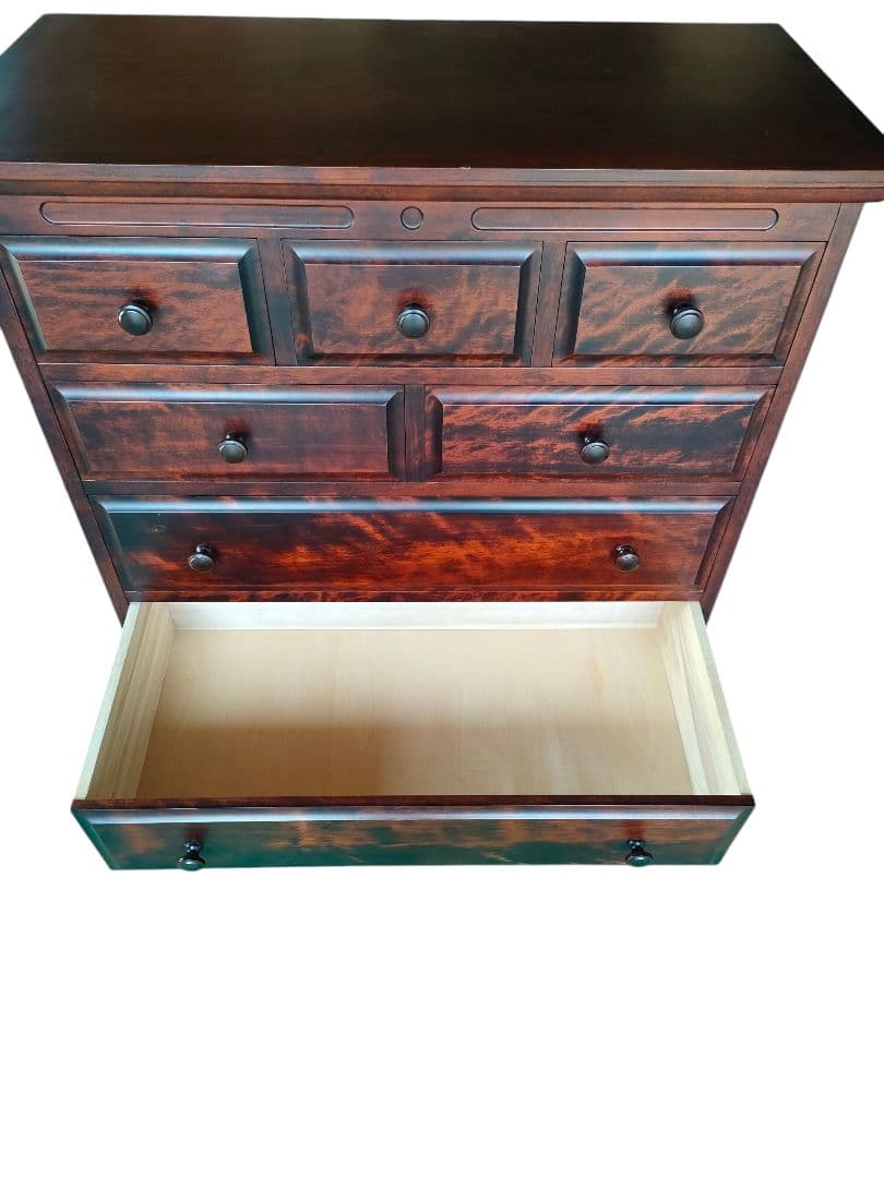 神居民芸家具　北海道民芸家具　無垢材　箪笥　チェスト　地域限定配送