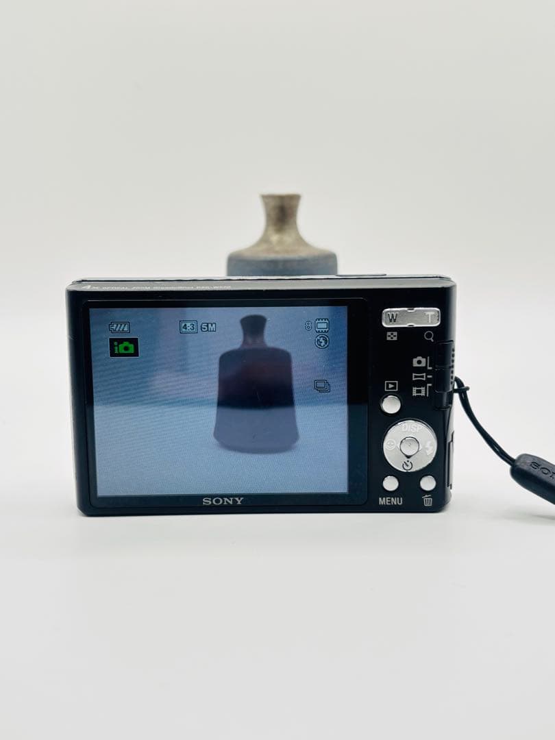 SONY Cyber-shot DSC-W550 黒 オールドコンデジ 動作品