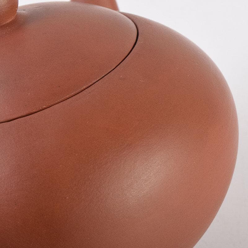 中国　紫砂　朱泥　急須　茶壷　在銘　V　R9047