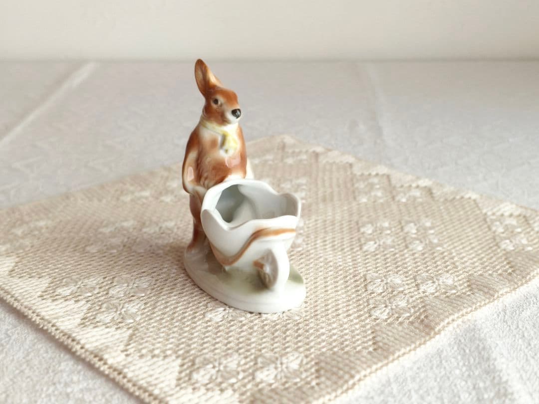 * pottery rabbit ୨୧ * お手伝い上手な ステキなうさぎさん