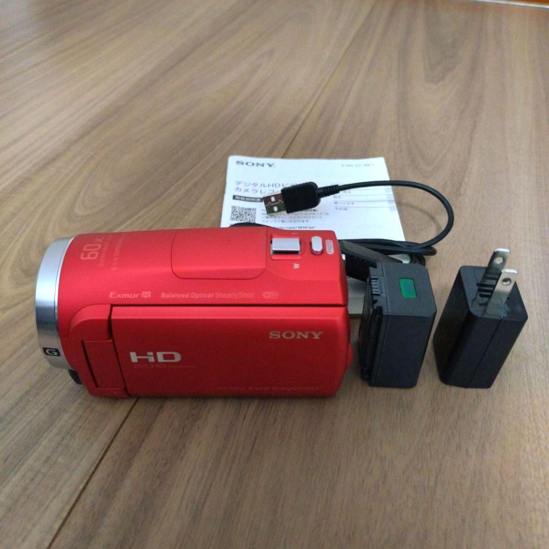 【美品】SONY ハンディカム HDR-CX680 レッド
