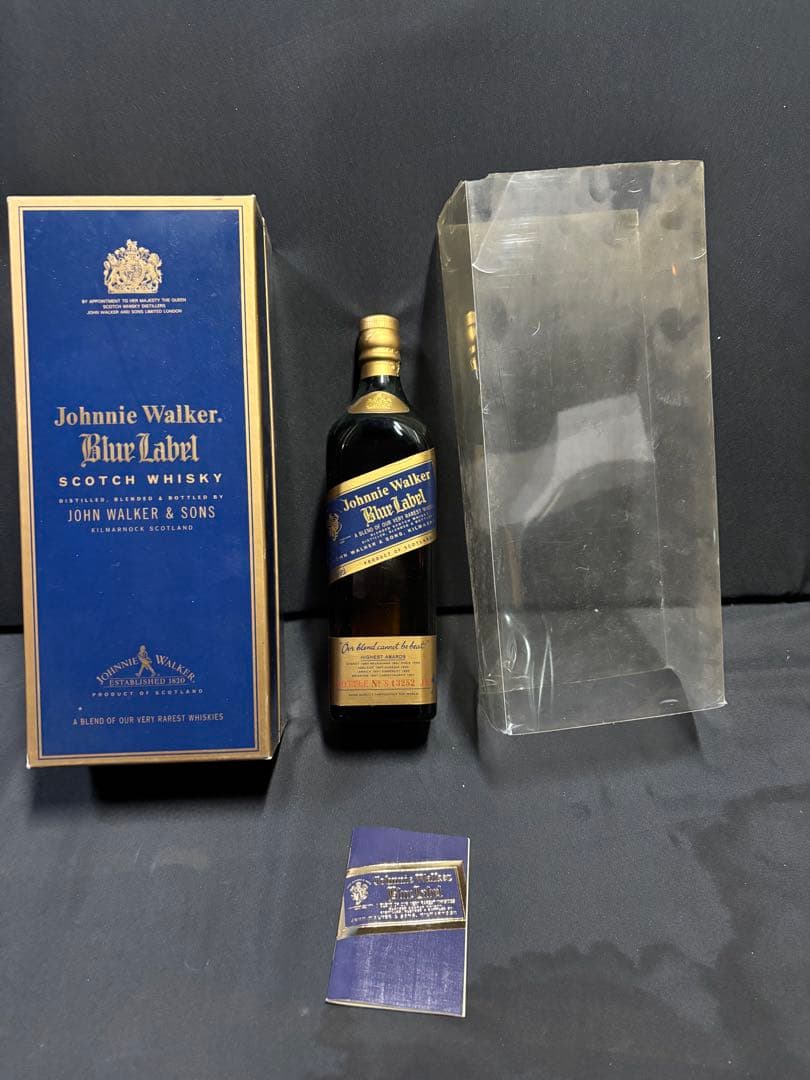 未開栓Jhonnie Walker 箱あり 古酒 ブルーラベル 750ml