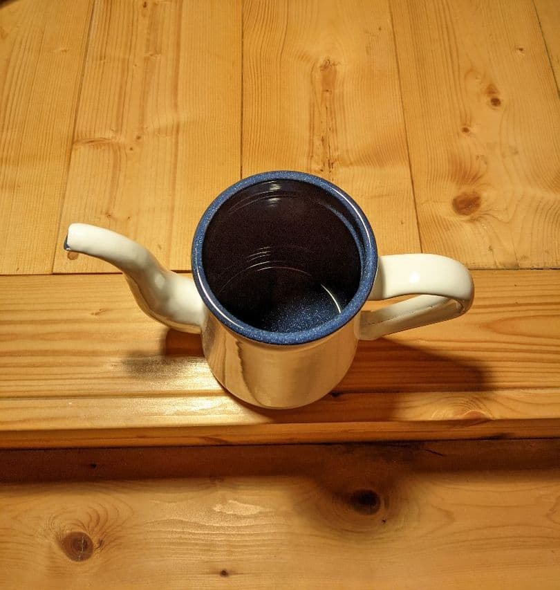 確認用　ホーロー　コーヒーポット