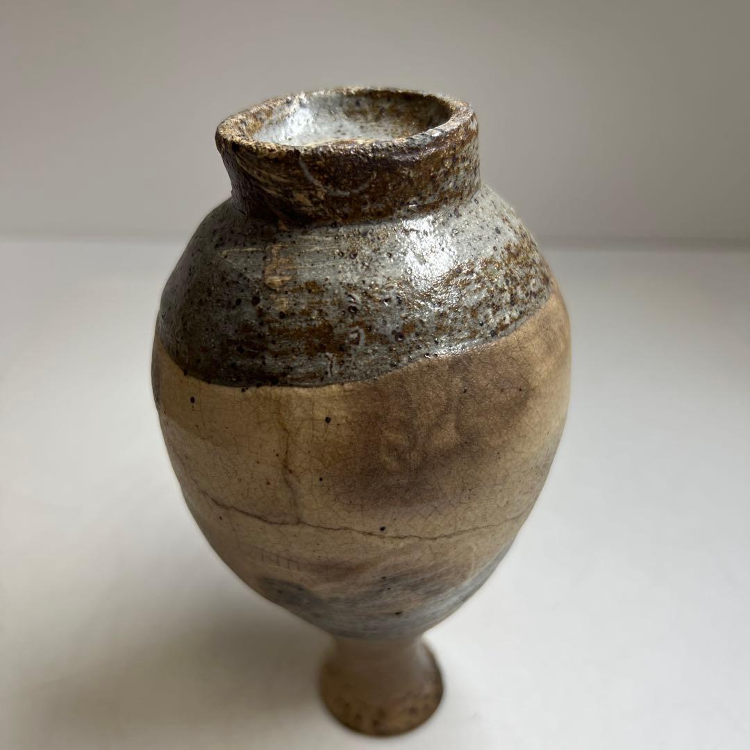 古代　鶏龍山　徳利　木箱付　高さ15.7㎝　東Y7-1226☆2Fトヒコ