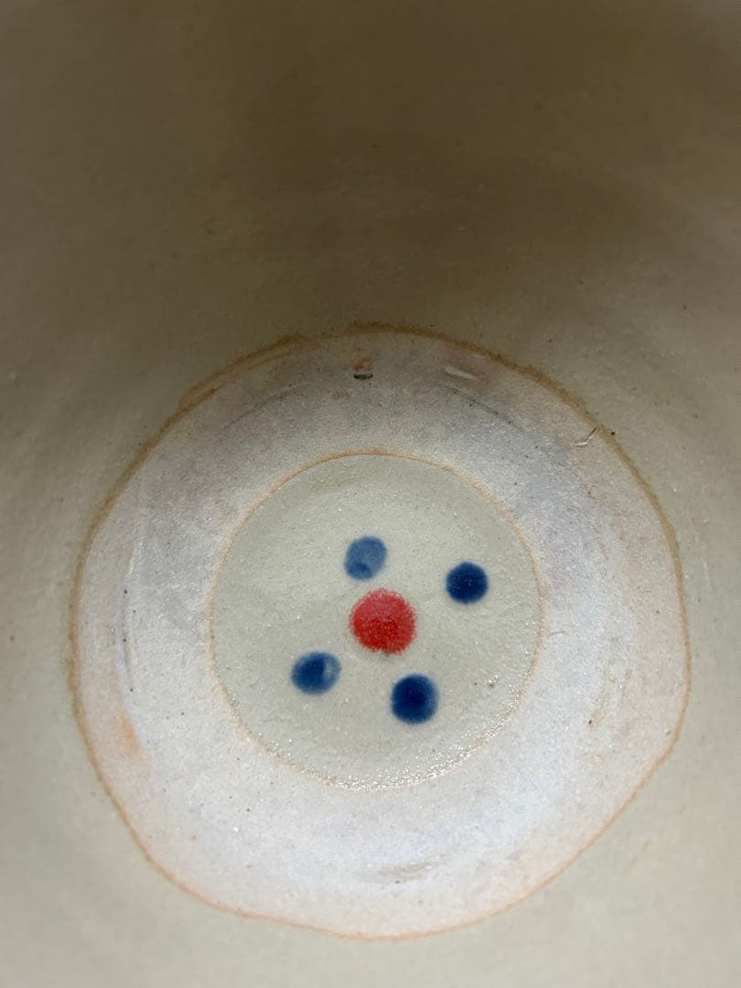 希少　ハイビスカスやちむん　宮城須美子さんの作品　人間国宝金城次郎