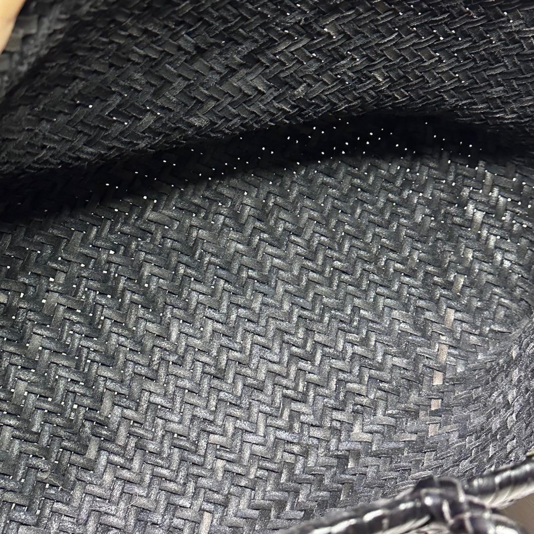 極美品☆ドラゴンディフュージョン☆トートバッグ☆ブラック☆本革☆バンブー