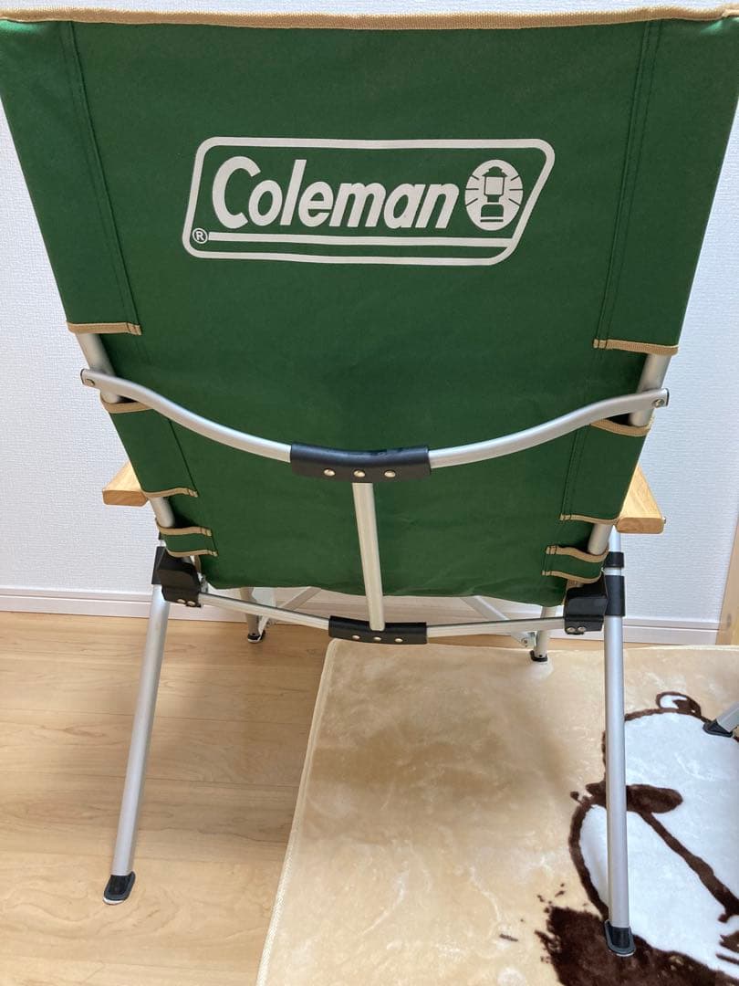 美品　レイチェア Coleman 2脚セット グリーン　コールマン