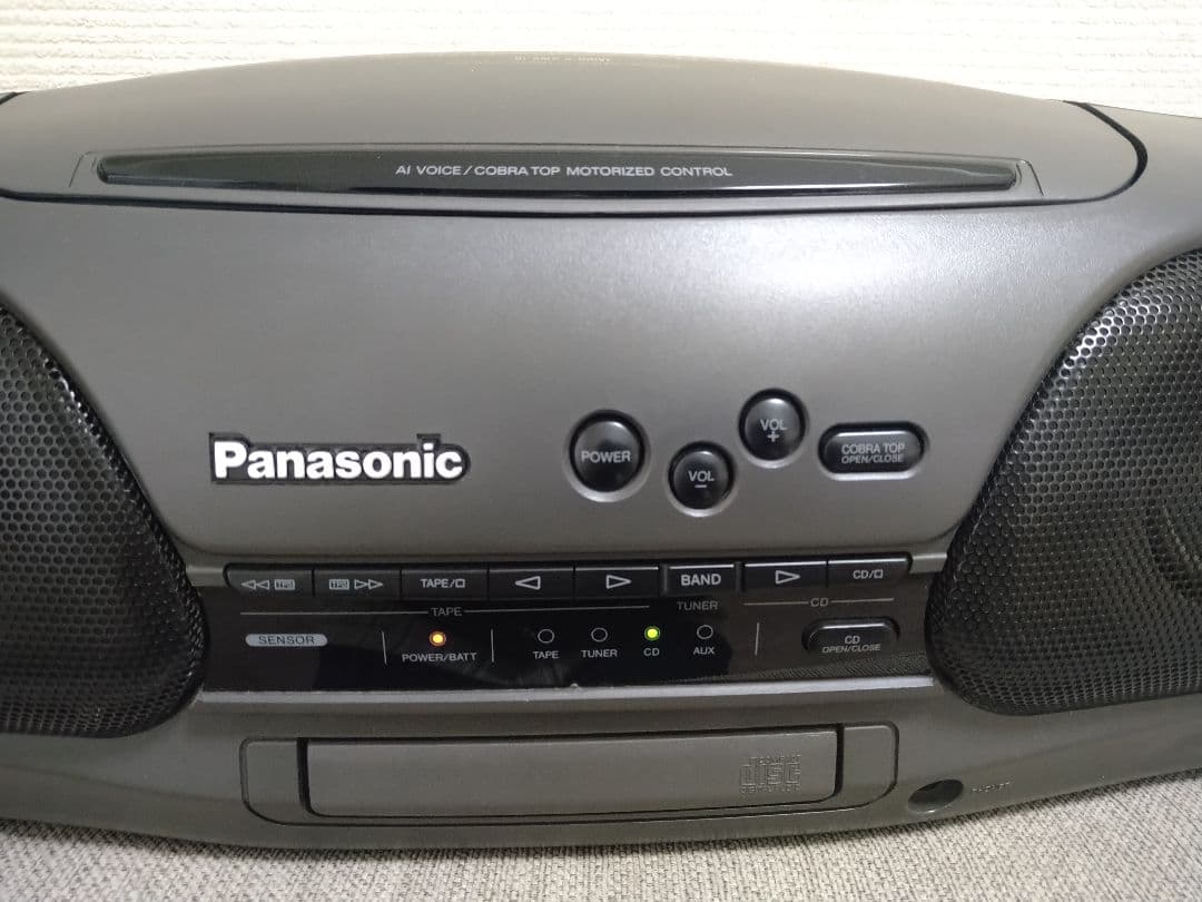 【バブルラジカセ】Panasonic　コブラトップ　RX-DT909　ジャンク