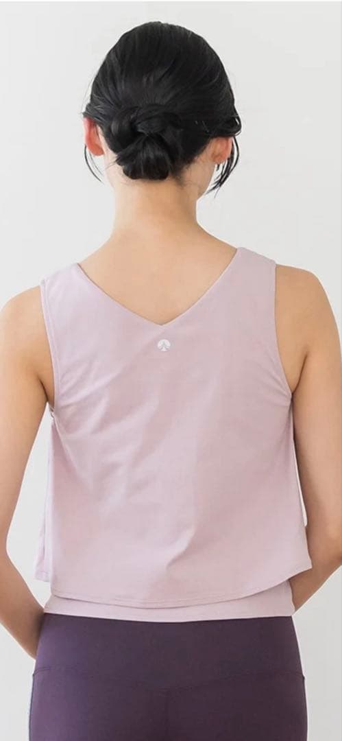 スカーラ　カップ付きフレアタンクトップ