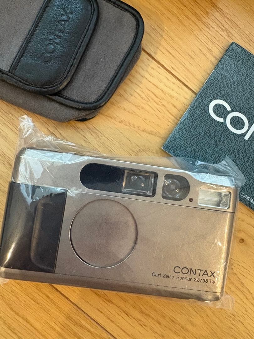 CONTAX T2 ジャンク コンパクトフィルムカメラ シルバー