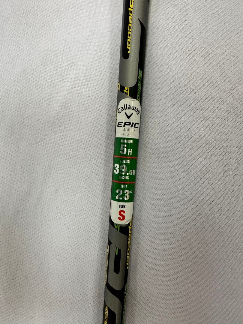 【Callaway EPIC FLASH ユーティリティ 5H】／ヘッドカバー付