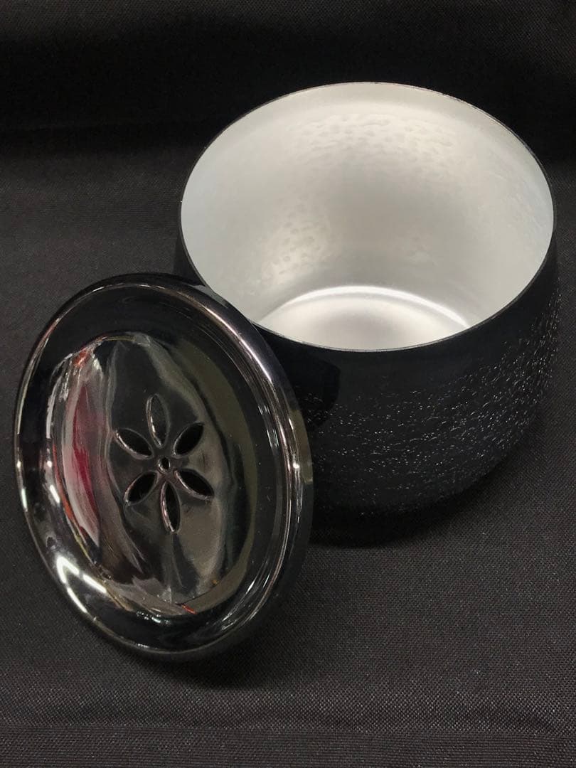 【USED美品】いぶし銀本舗　茶器揃　特選黄銅製