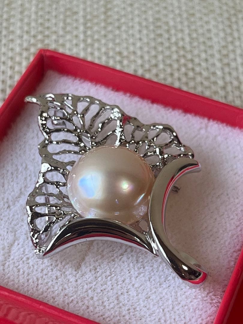 【美品・希少】TASAKI 田崎真珠 マベパール 13mmブローチ