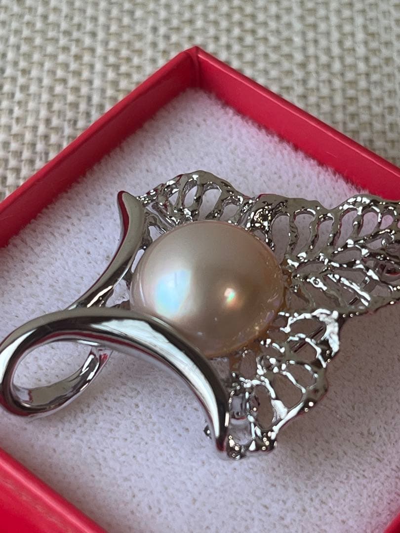 【美品・希少】TASAKI 田崎真珠 マベパール 13mmブローチ