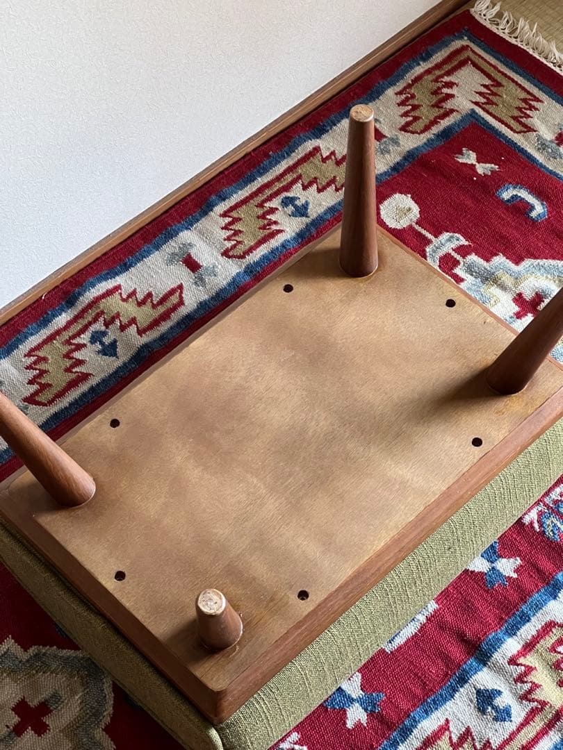 unico ROY オットマン オリーブグリーン