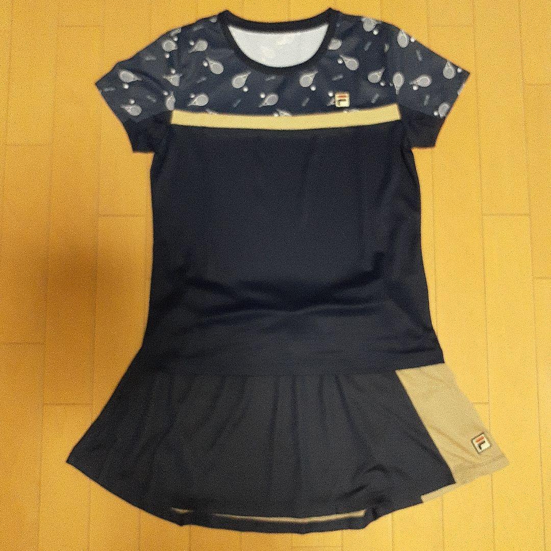 歳末値下！【美品】FILAレディーステニスウェア セットアップ L・Mサイズ