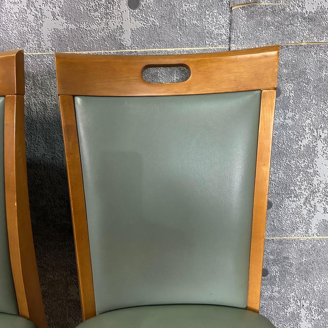 ꧁家具꧂レザーダイニングチェア4脚 食卓椅子 いす イス レザー 革 合成皮革