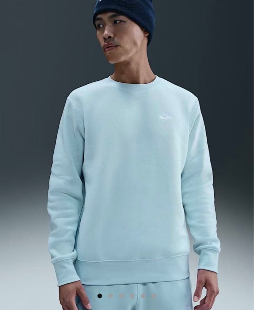 NIKE スウェット 水色