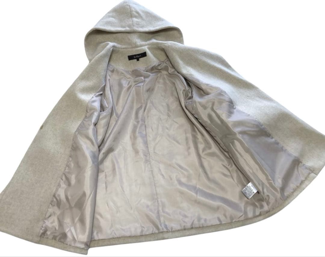 リフレクト reflect フーディコート ウール100% サイズM /9