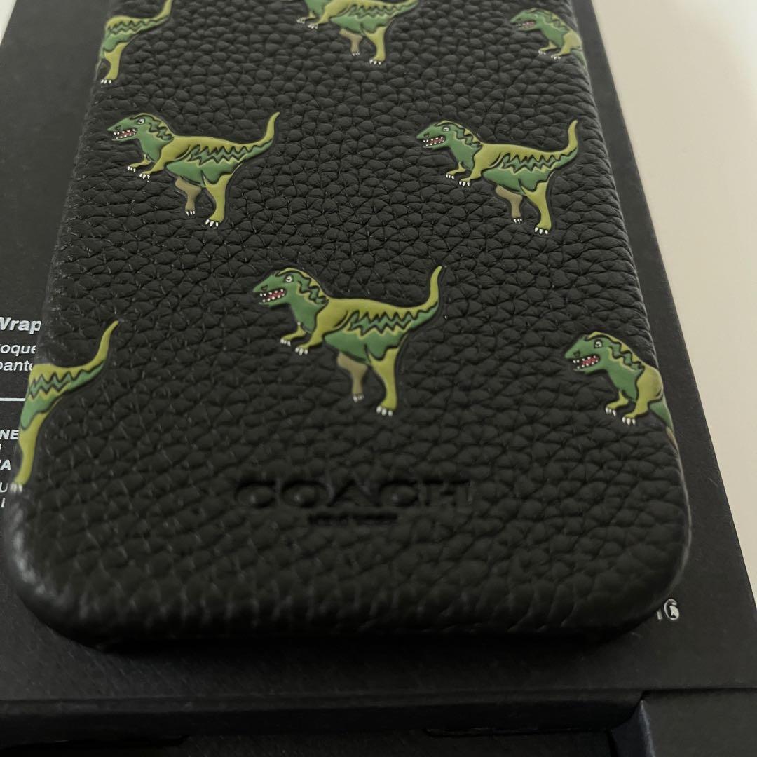 コーチ☆新品☆COACH レキシー iPhone16 ケース/レザー黒