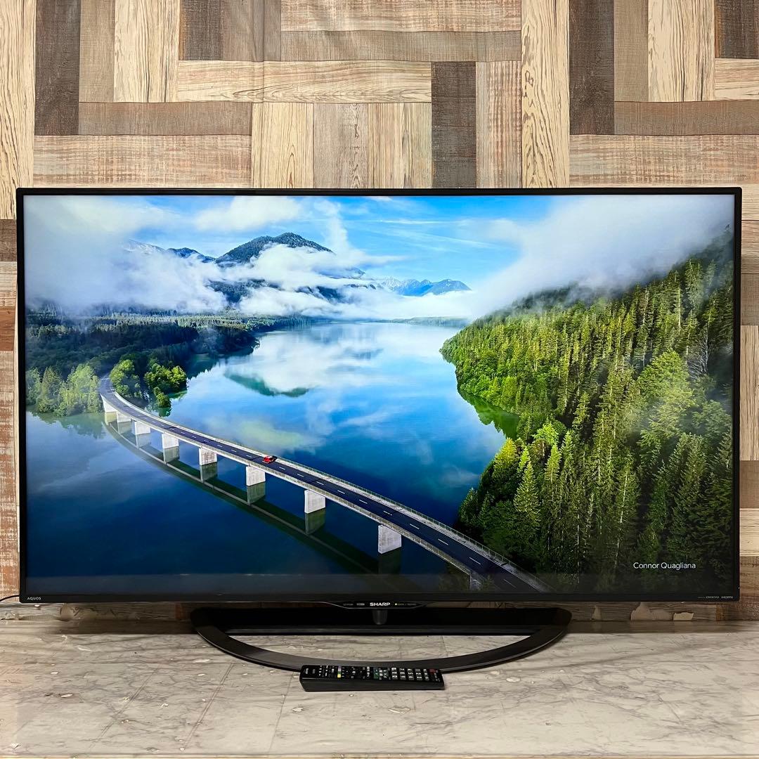 即日受渡❣️全国送料込シャープ50型4Kテレビ YouTube.NETFLIX視聴