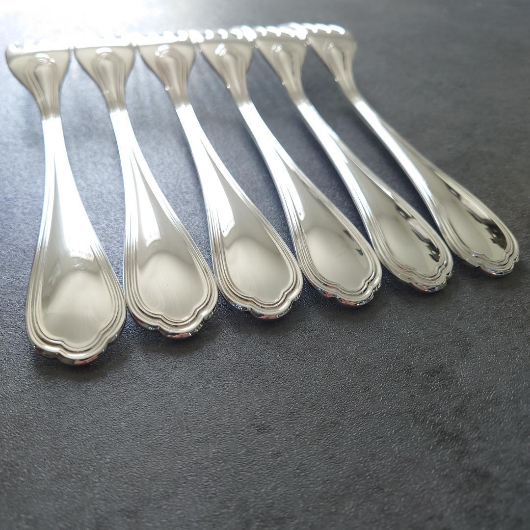 美品 クリストフル スパトゥール テーブルフォーク 6点