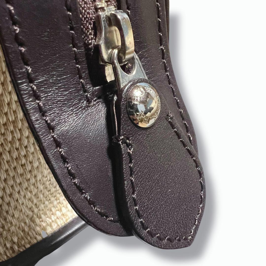 希少！❤️未使用品❤️BURBERRY バーバリー ハンドバッグ レザー ストロー