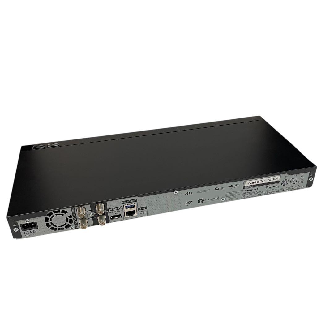 【美品】Panasonic DMR-2W101 ブルーレイレコーダーパナソニック