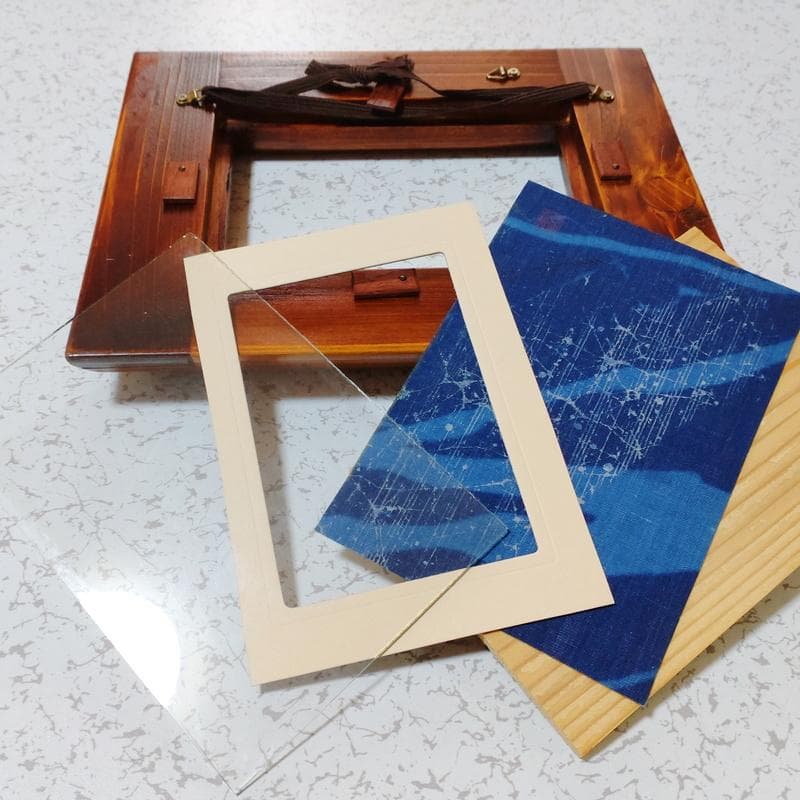 川口指物家具工房 フォトフレーム 重厚 和風 モダン 無垢 記念 クラシック