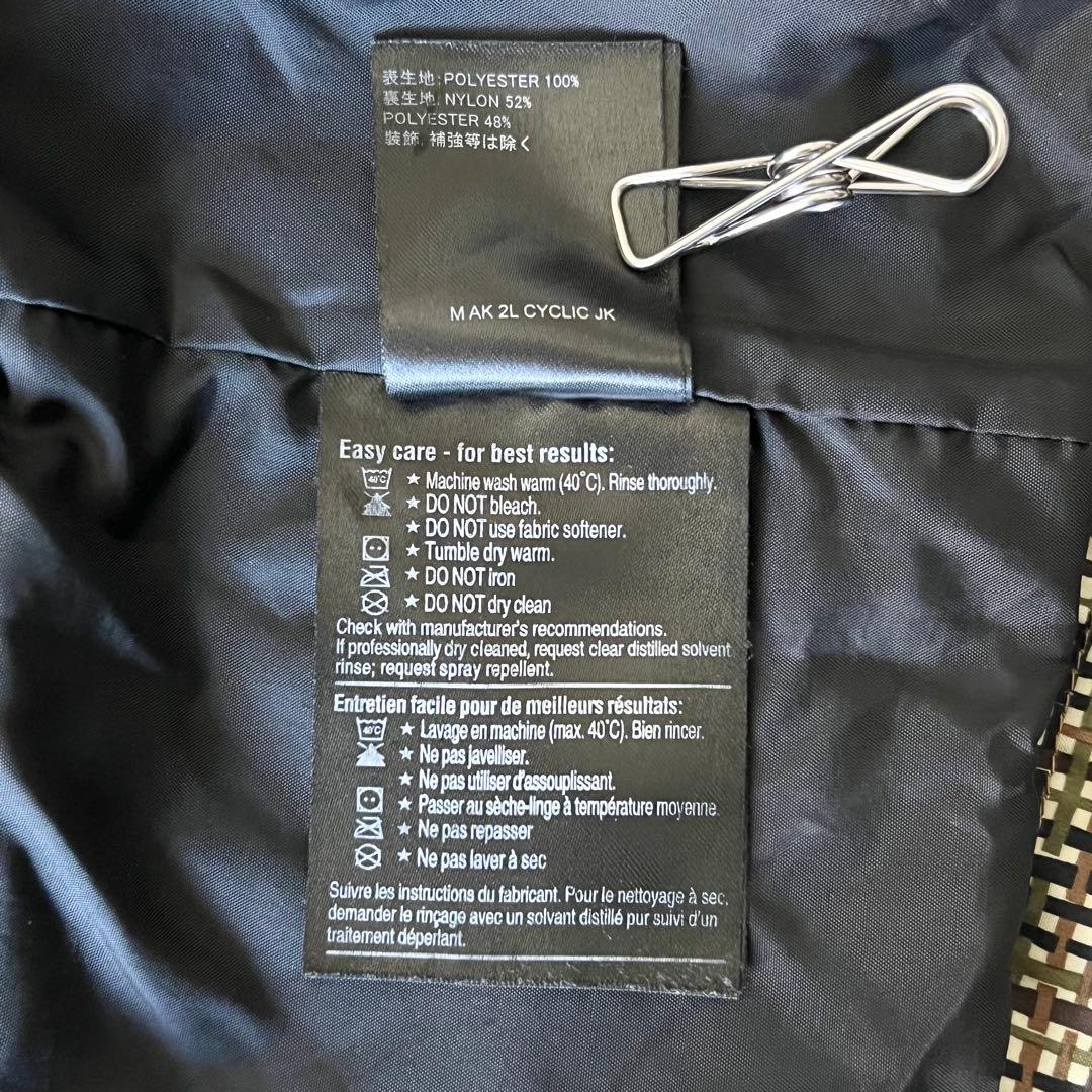 3245【美品】バートン　ジャケット akゴアテックス チェック総柄サイクリック