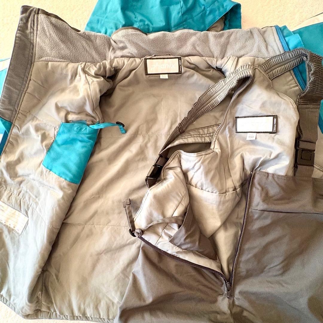 150 フェニックス　男女兼用　男の子　女の子　スキー　スノーウェア　上下