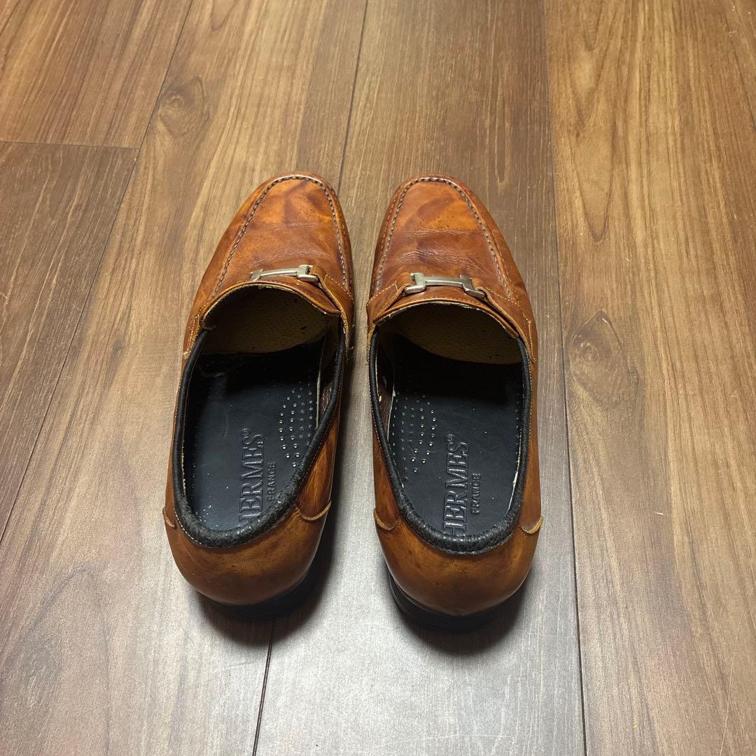 メ*離様 HERMES エルメス ローファー 27cm