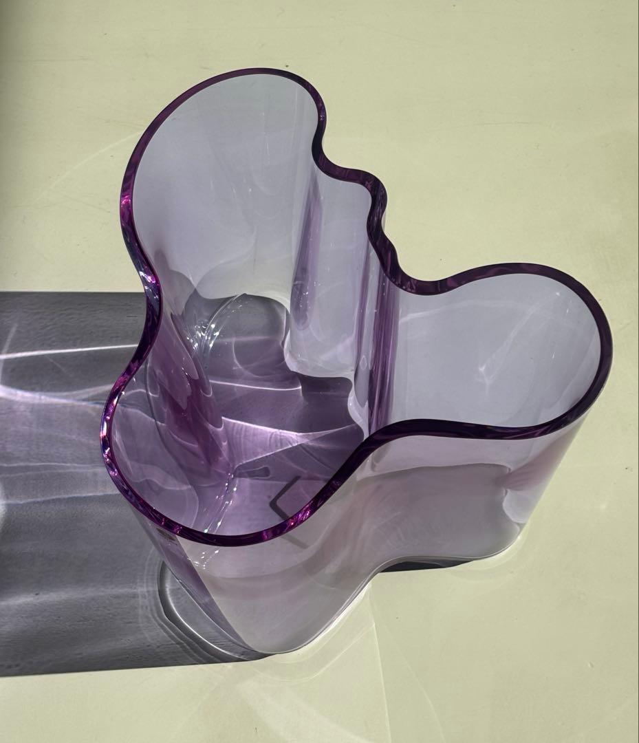 イッタラ アルヴァ　アアルト　ベース　アメジスト　限定品　160mm