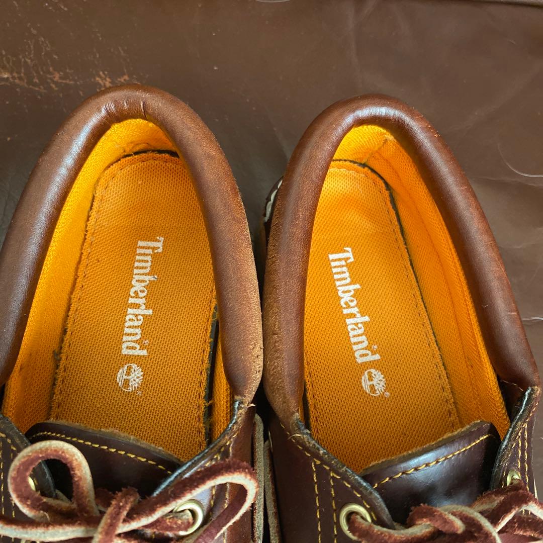 Timberland ブラウンデッキシューズ　　3eye