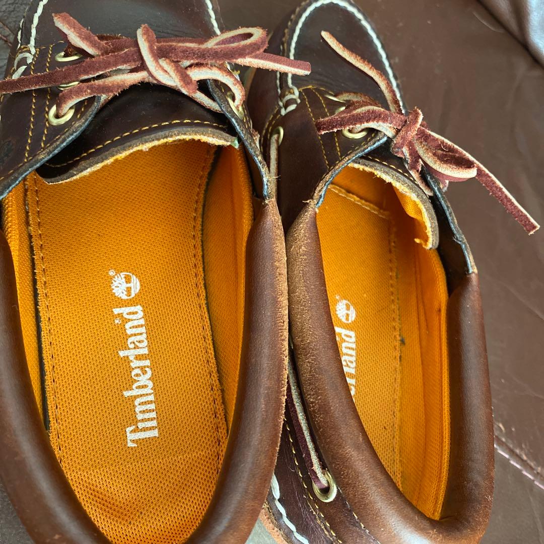 Timberland ブラウンデッキシューズ　　3eye