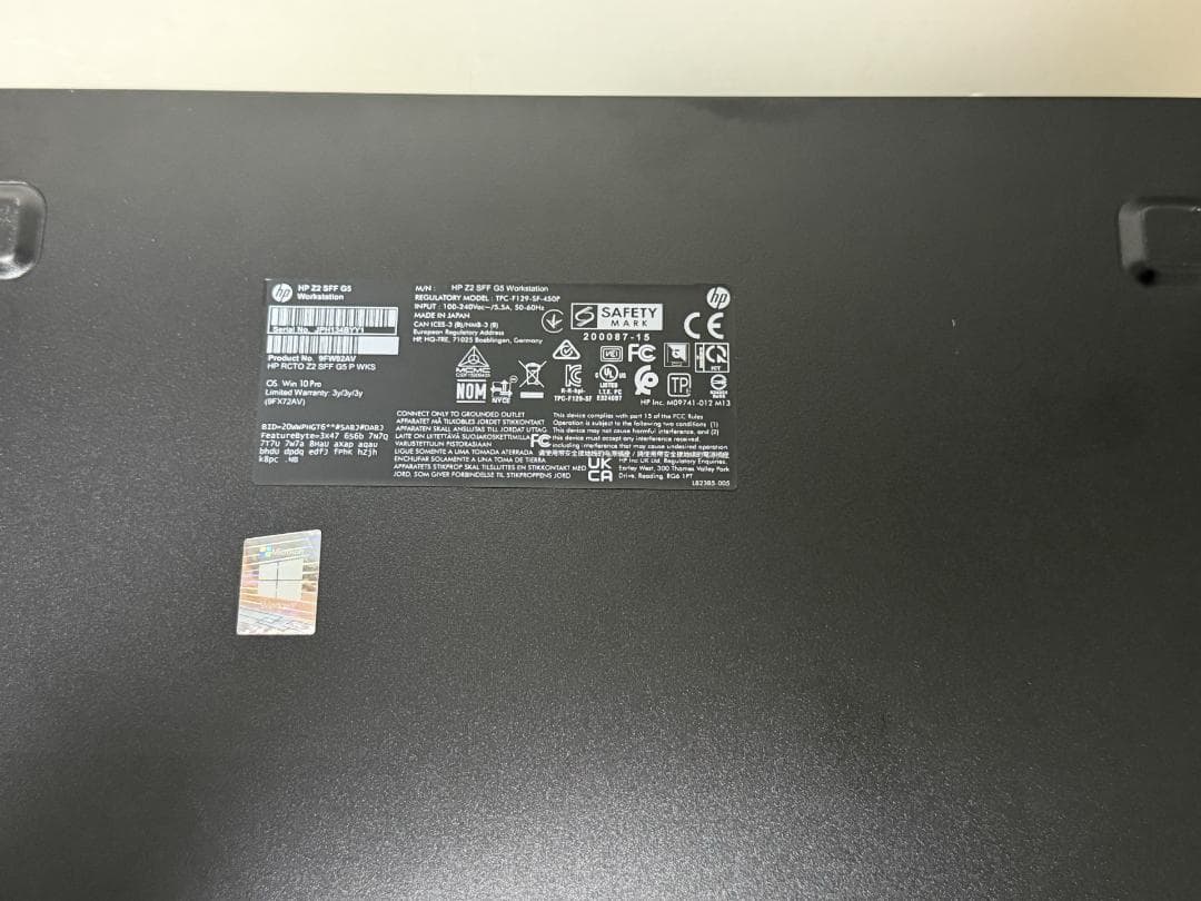 hp Z2 SFF G5 Intel 10世代対応 ヒートシンク マウンター付