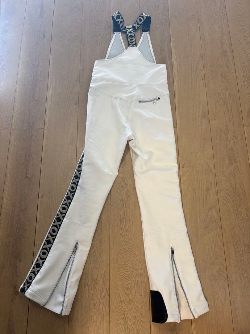 HEAD ホワイト サロペット スキーウェア M