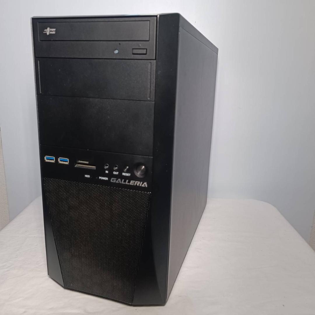 【ゲーミングPCフルセット】i7 7700 GTX Office搭載 ガレリア