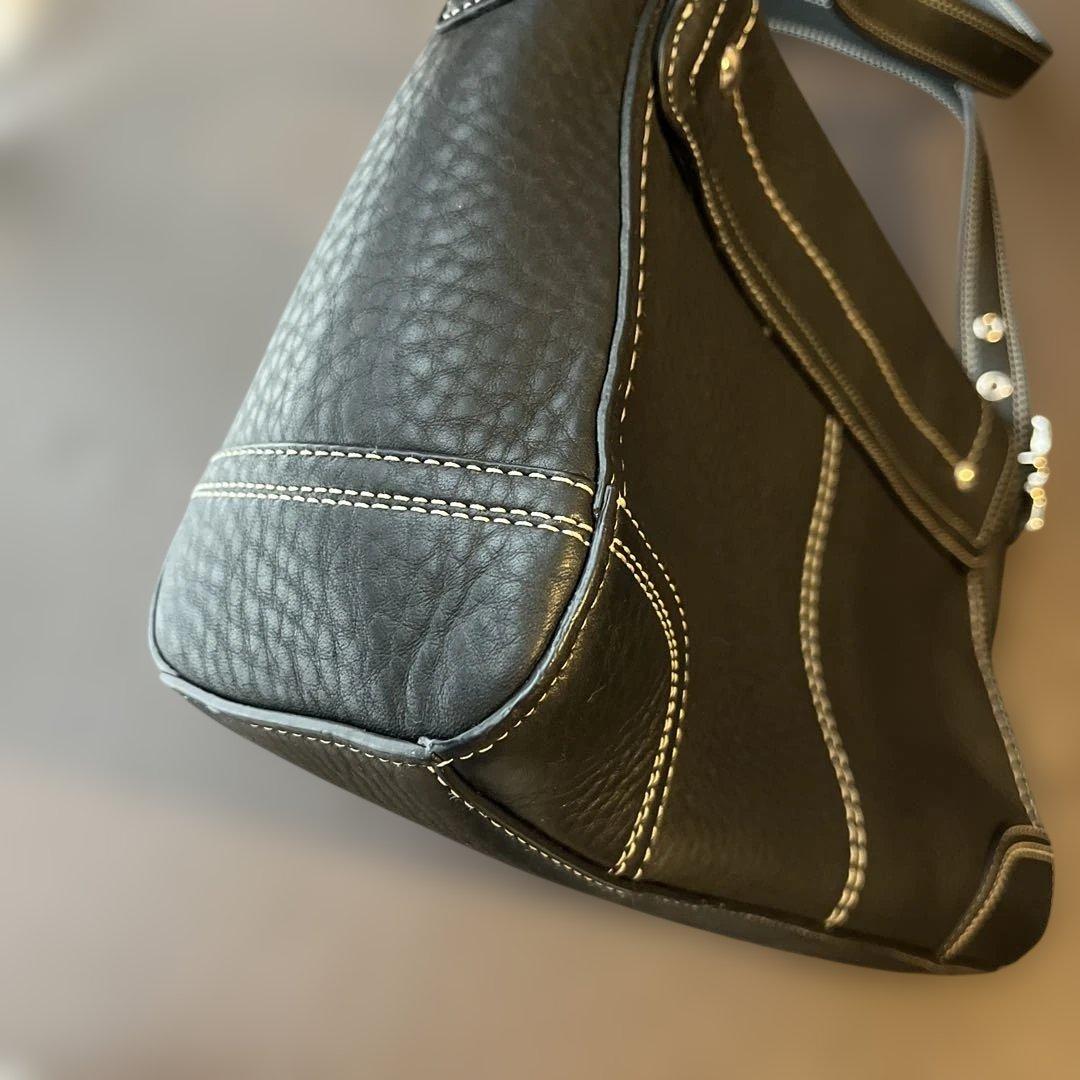 【新品】COACHコーチ ショルダーバッグ レザー 黒 ブラック F13957