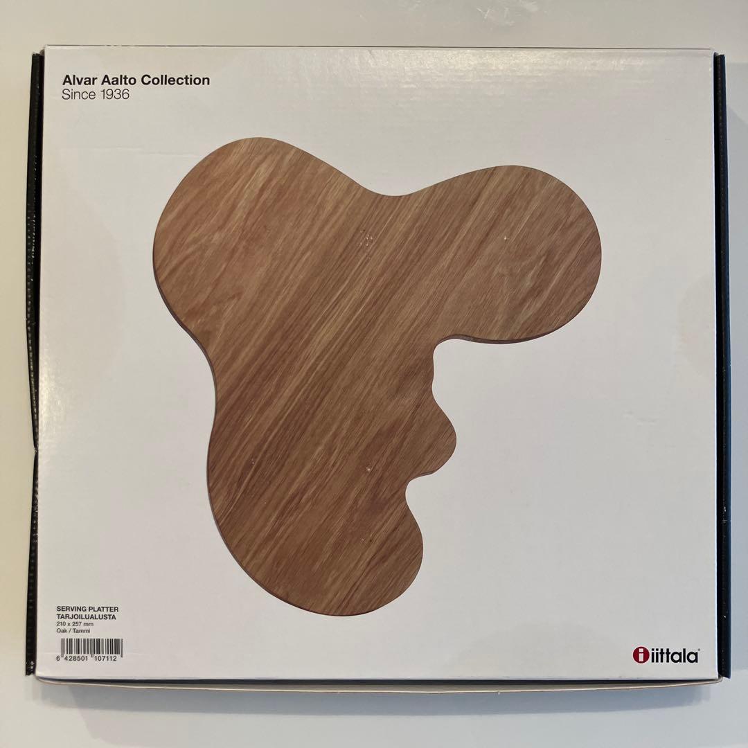 廃盤品イッタラ　アアルト サービングプラター S 木製