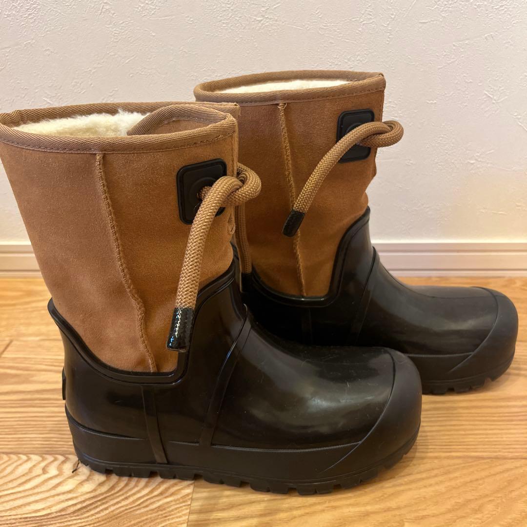 美品✨UGG レインクラウドレース　レインブーツ　ブラウン