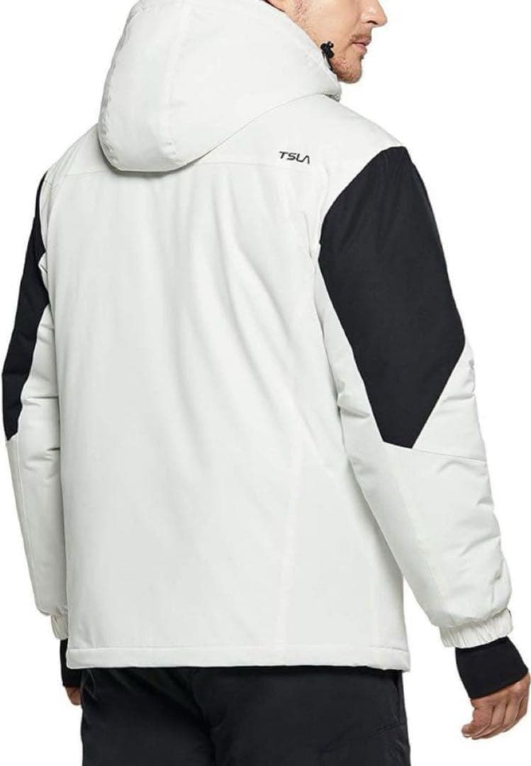 スキージャケット スノーボードジャケット メンズ 防寒着 アウトドア ホワイト