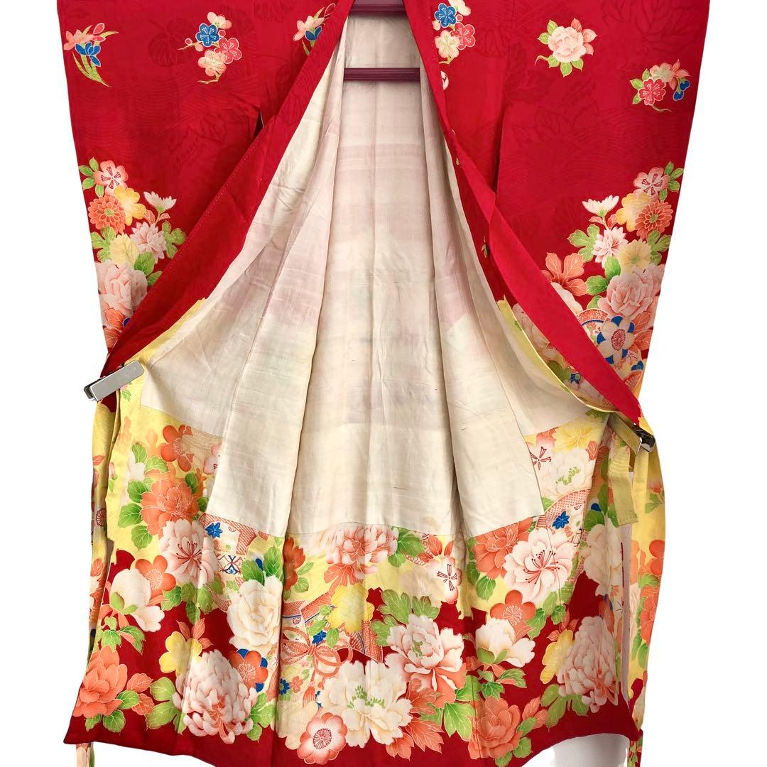 ★レトロ　アンティーク　女の子　子供着物　七五三　3歳　大正ロマン　NO24