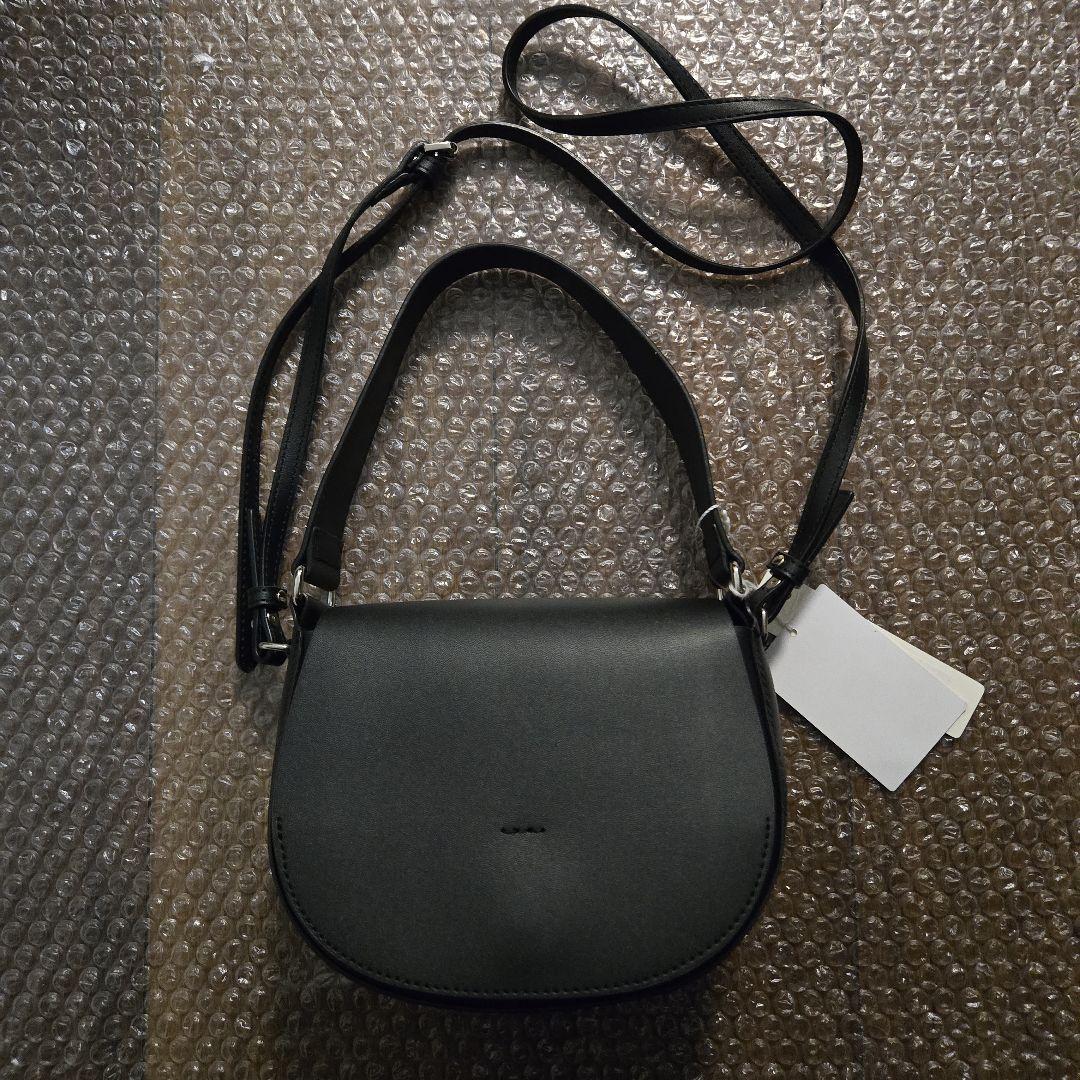 YAHKI ヤーキ VEGAN LEATHER 2WAY ハーフムーンバッグ